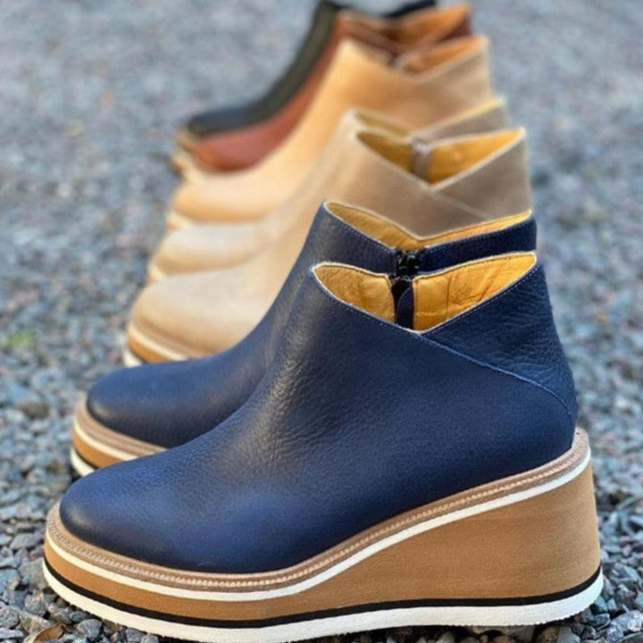 Orthopedic Platform Ankle Boots For Women