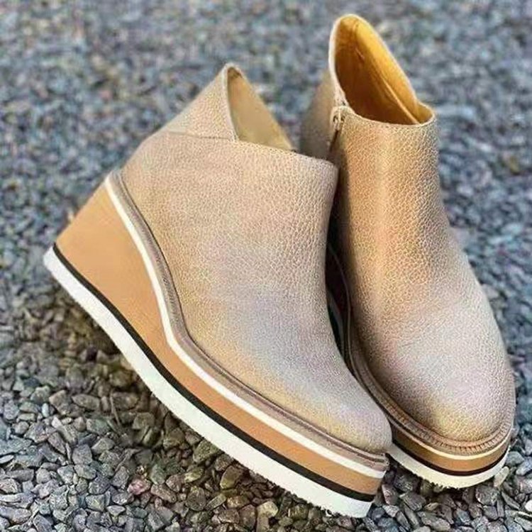 Orthopedic Platform Ankle Boots For Women