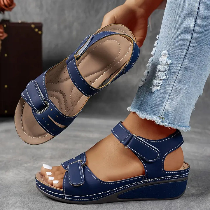 Orthopedic Sandals with Wedge Heel