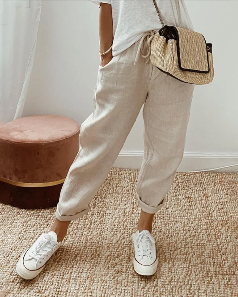 Casual & Elegant Waistband Trouser