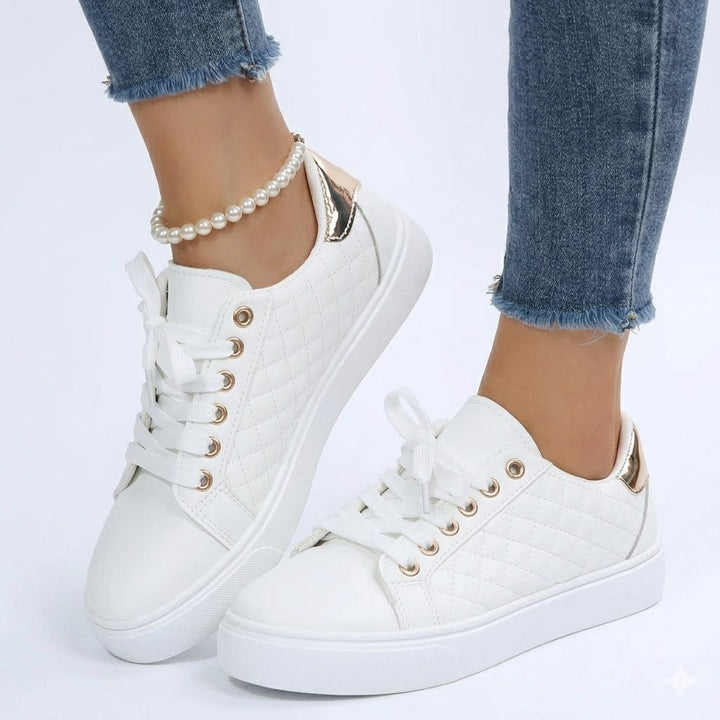 Quilted Casual Sneakers For Women