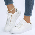 Quilted Casual Sneakers For Women
