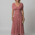 Calen | Off Shoulder Flow Midi Dress