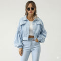Cropped Corduroy Jacket For Women