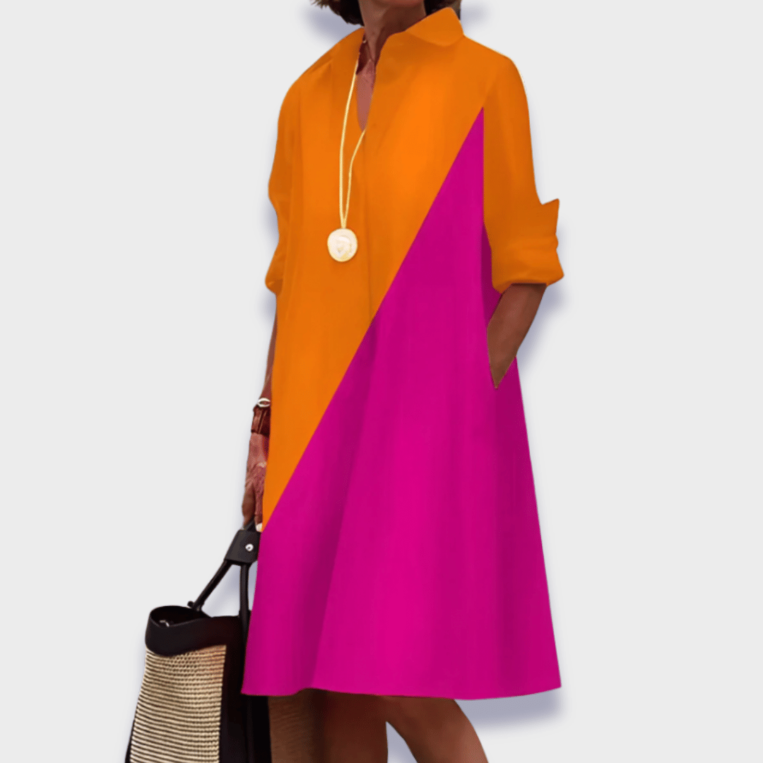 Elegant Midi Polo Dress