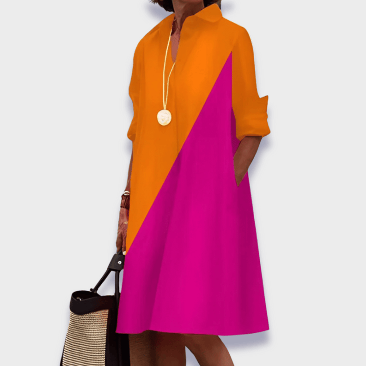 Elegant Midi Polo Dress