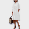 Elegant Midi Polo Dress