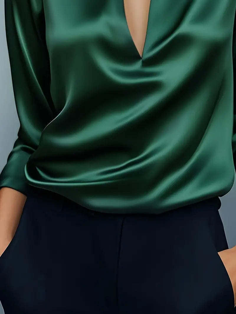 Premium V-Neck Blouse