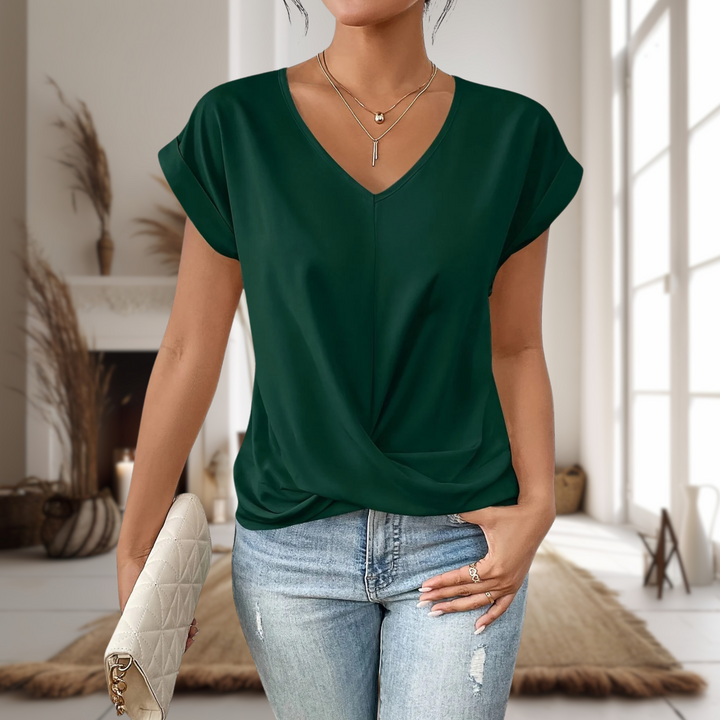 Casual Sweetheart Neck T-Shirt