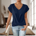 Casual Sweetheart Neck T-Shirt