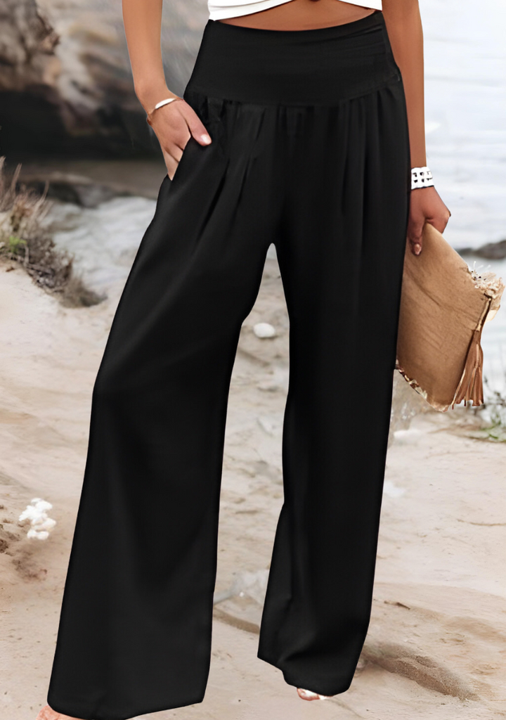 Palazzo Beach Pants with Wide Legs