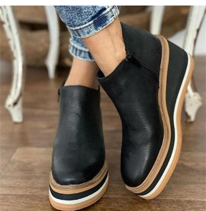 Orthopedic Platform Ankle Boots For Women