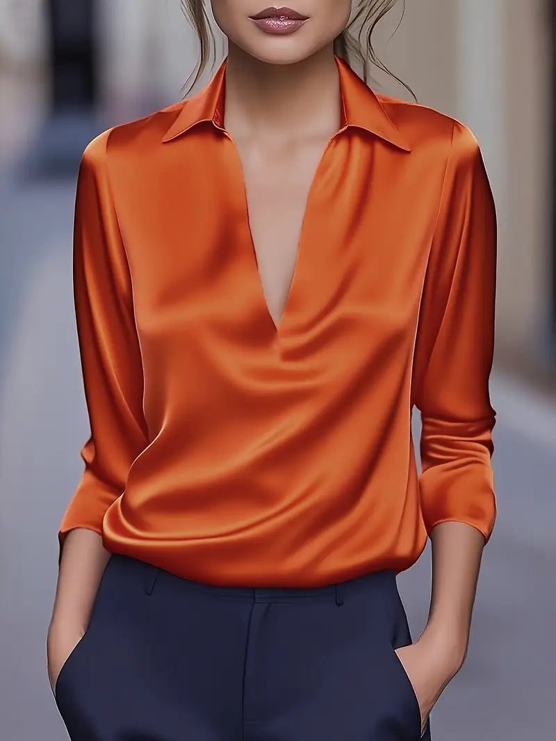 Premium V-Neck Blouse