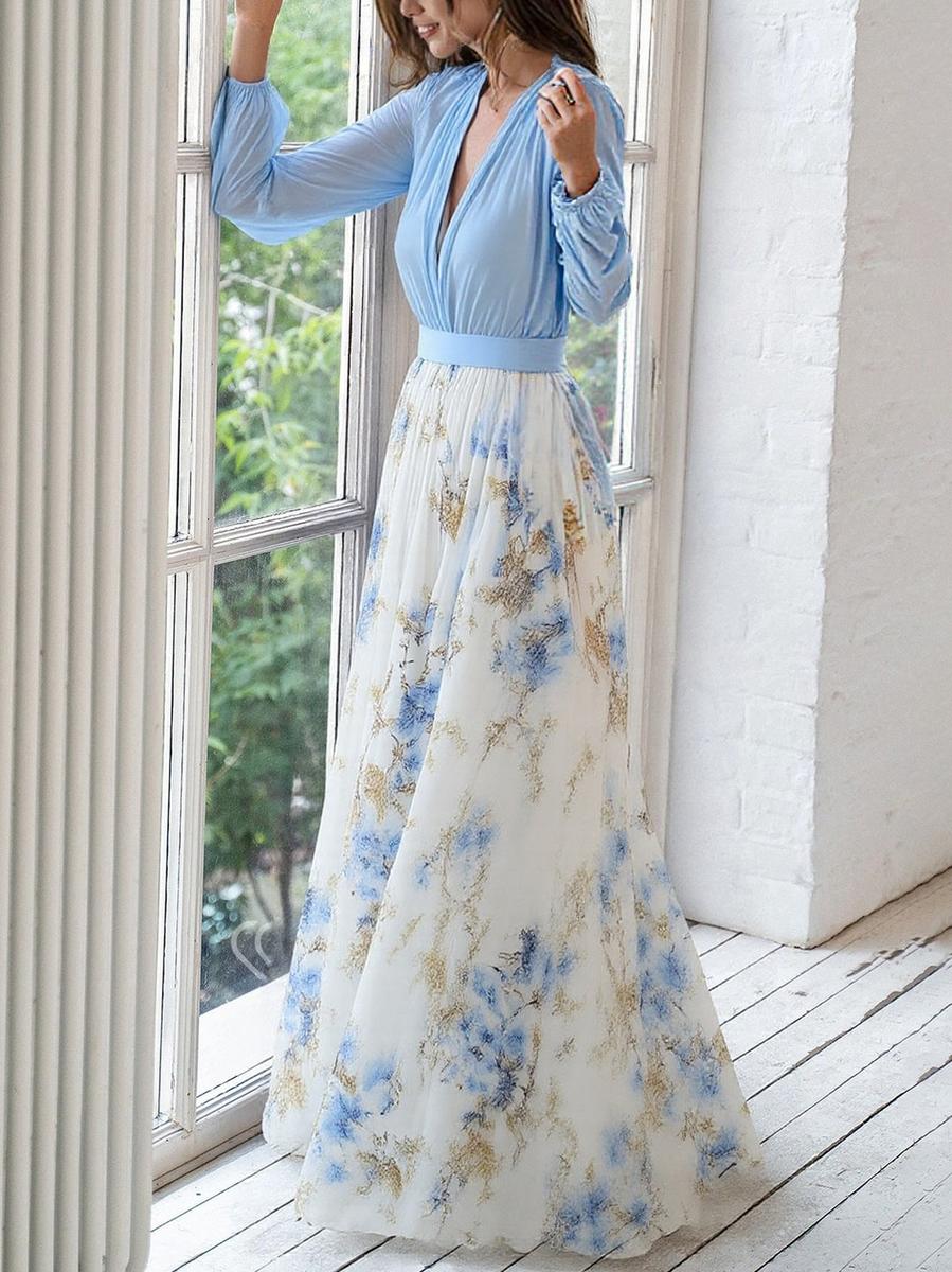 Fall Wedding Guest Maxi Dress