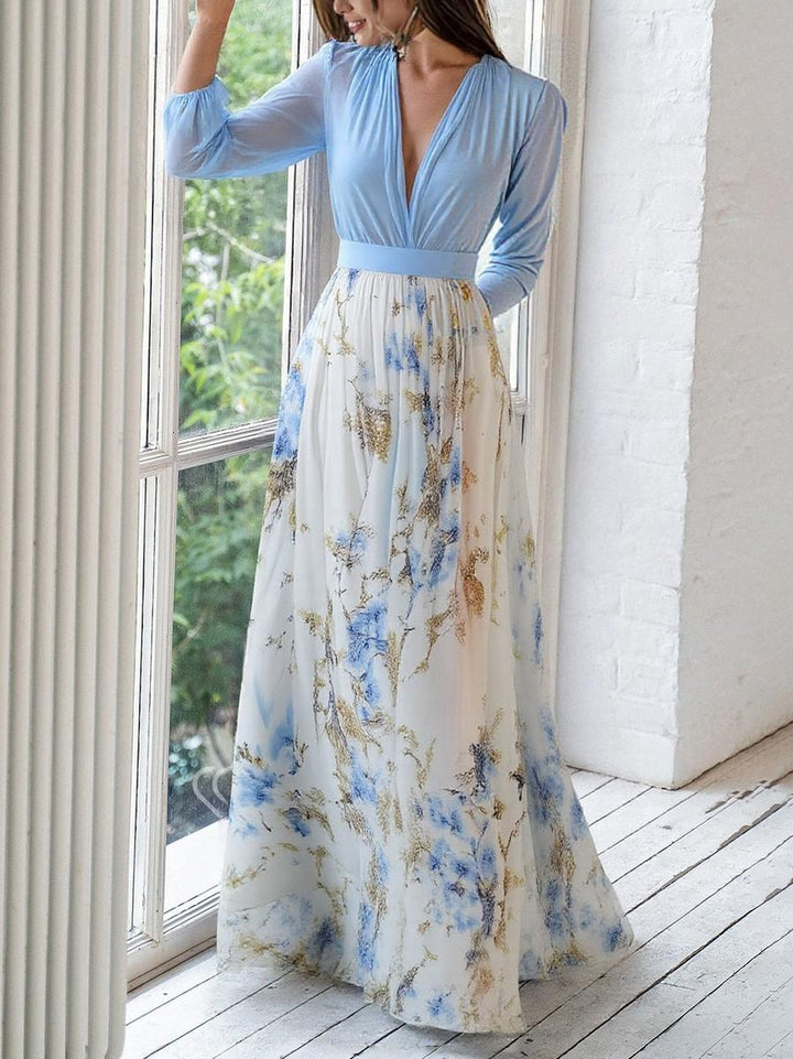 Fall Wedding Guest Maxi Dress