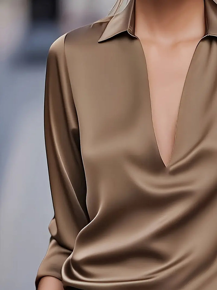 Premium V-Neck Blouse