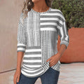 Striped Comfort Blouse
