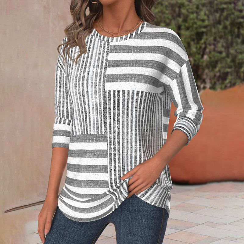 Striped Comfort Blouse