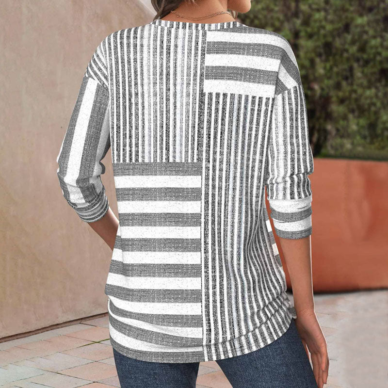 Striped Comfort Blouse
