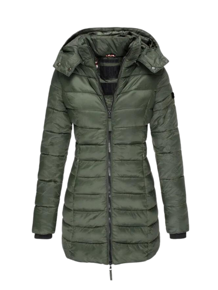 Quilted Winter Puffer Coat For Women