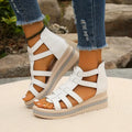 Comfort Sandals with Rhinestone Decoration