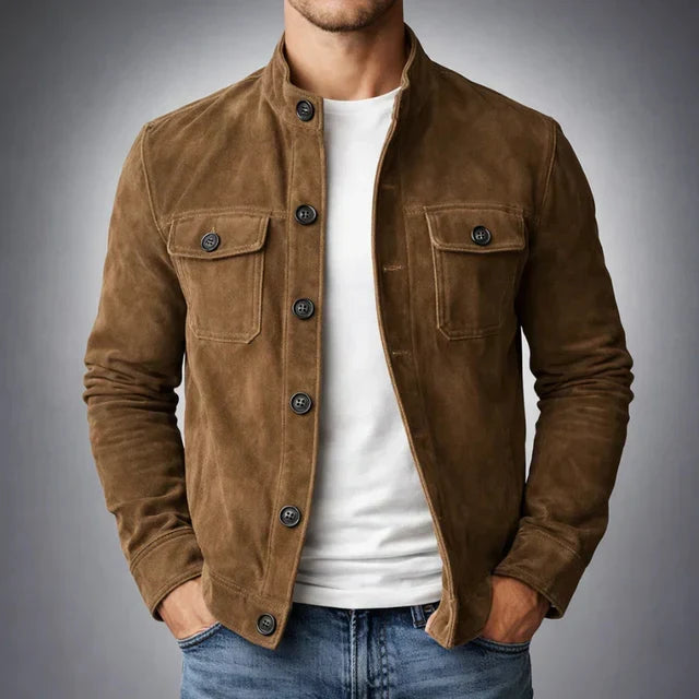 Classic Pocket Suede Jacket
