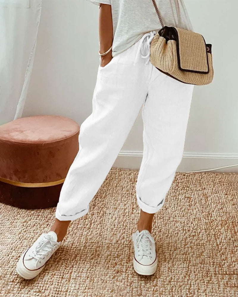 Casual & Elegant Waistband Trouser