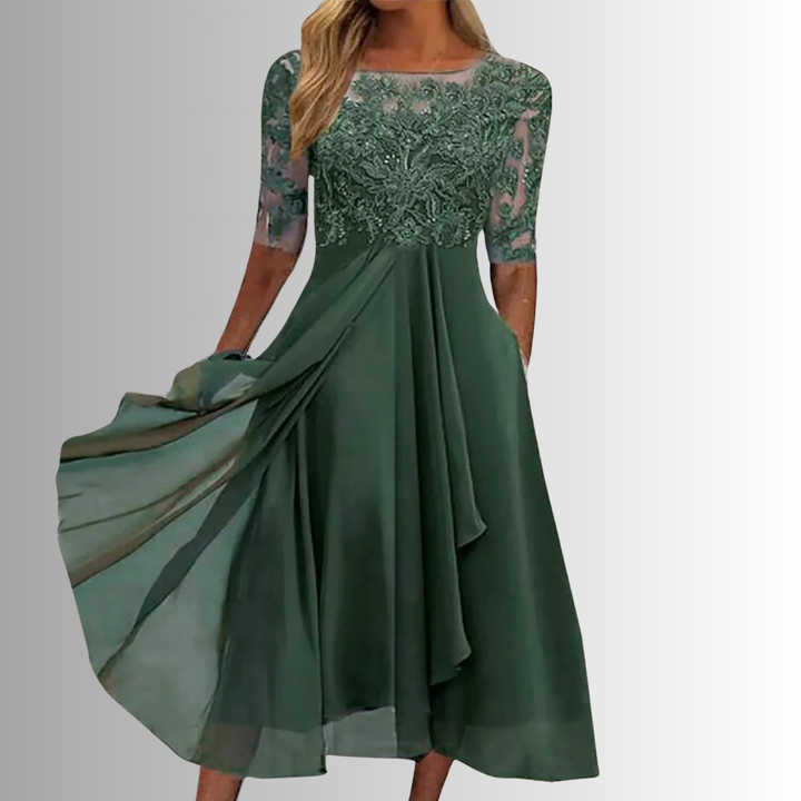 Elegant Lace Formal Wear Dress