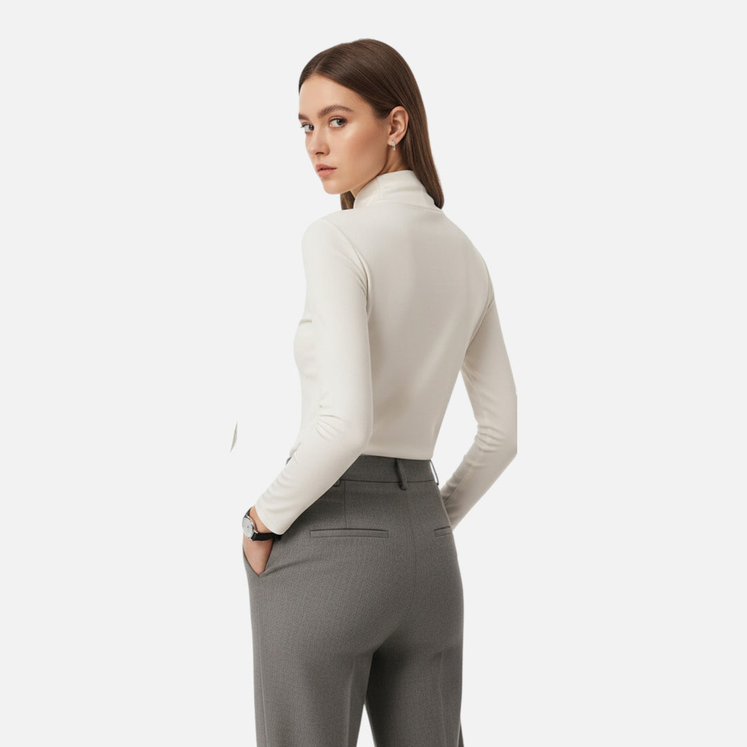 Elegant Cross Neck Top For Women