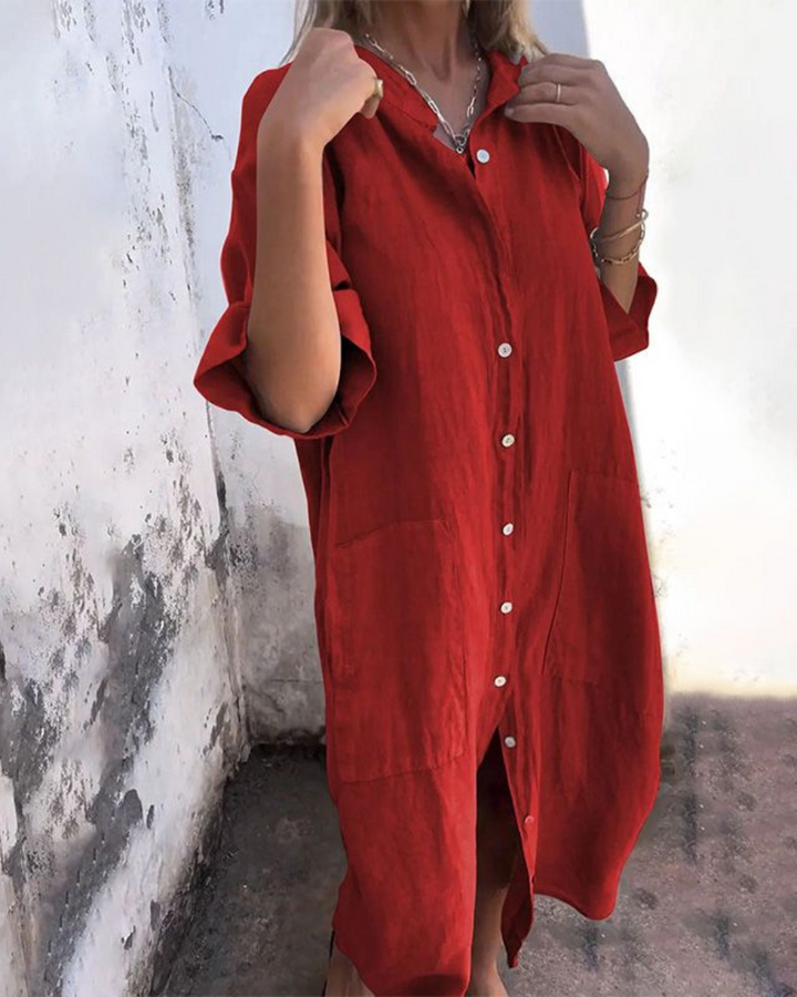 Boho Shirt Dress