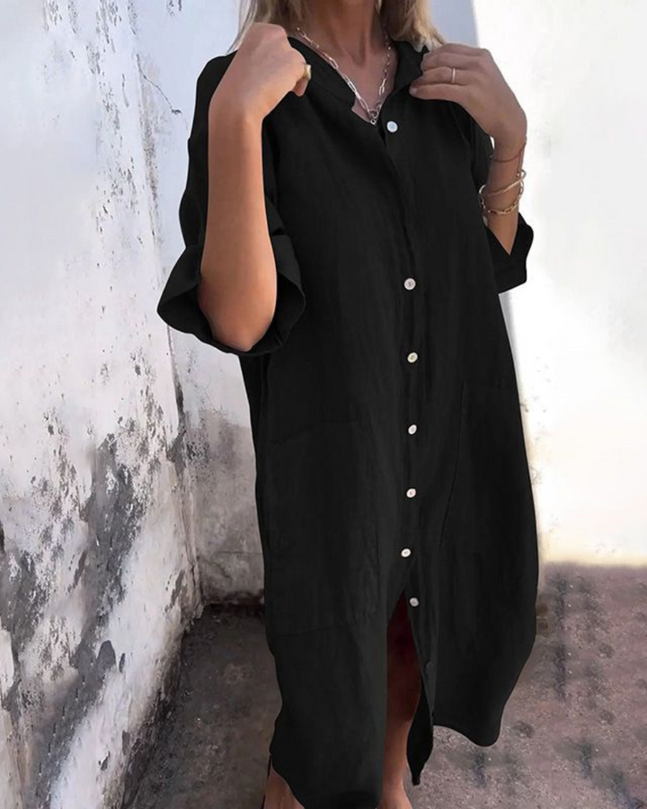 Boho Shirt Dress