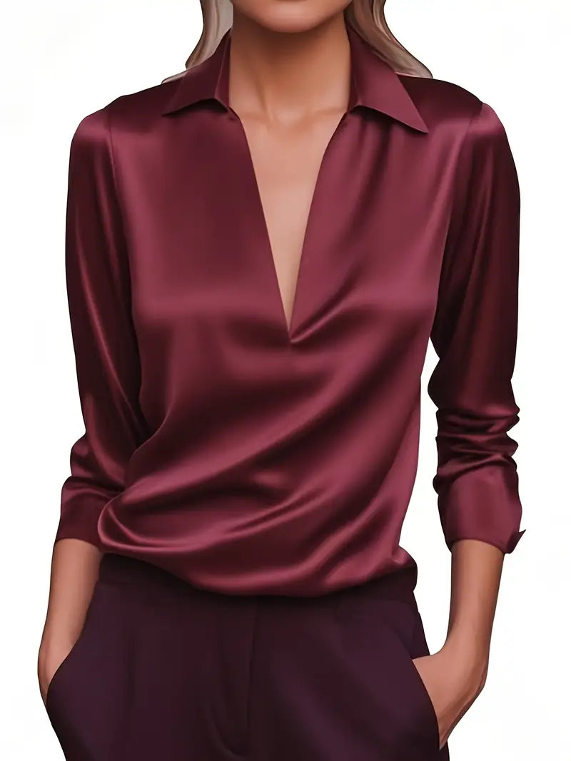 Premium V-Neck Blouse