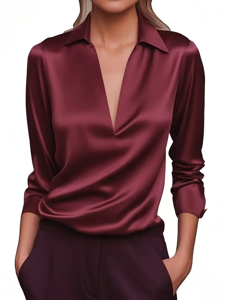 Premium V-Neck Blouse