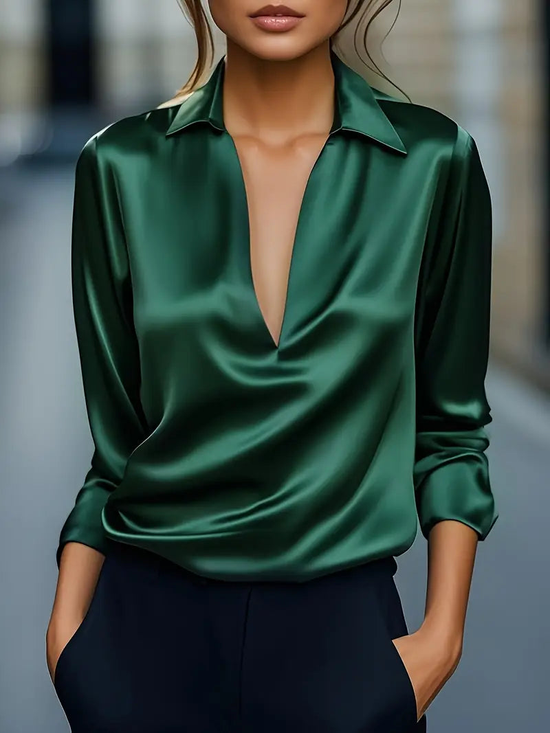 Premium V-Neck Blouse