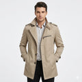 Men's Classic Trench Coat — Lightweight Winter Jacket Australia
