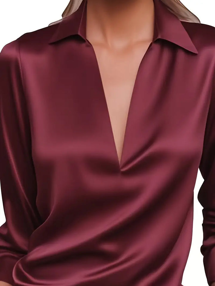 Premium V-Neck Blouse