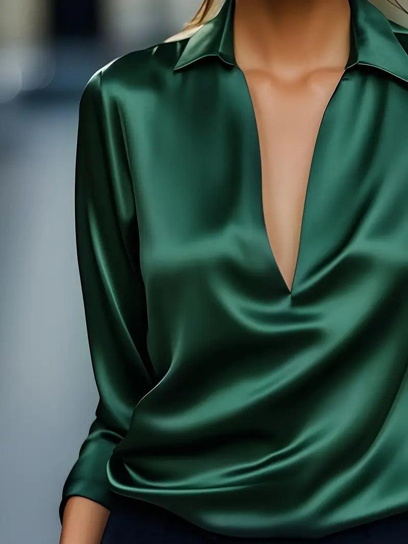 Premium V-Neck Blouse