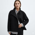 Elegant Short Wool Coat For Women