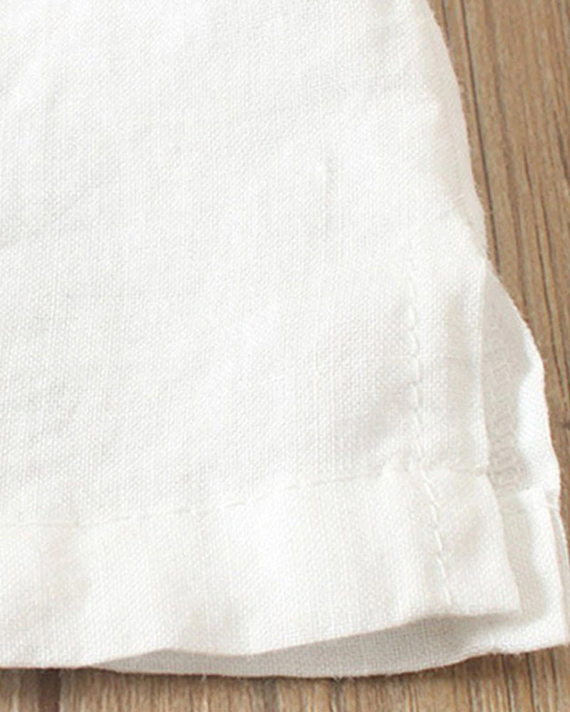 Effortless Button Detail Summer Blouse