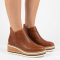 Orthopedic Platform Ankle Boots For Women