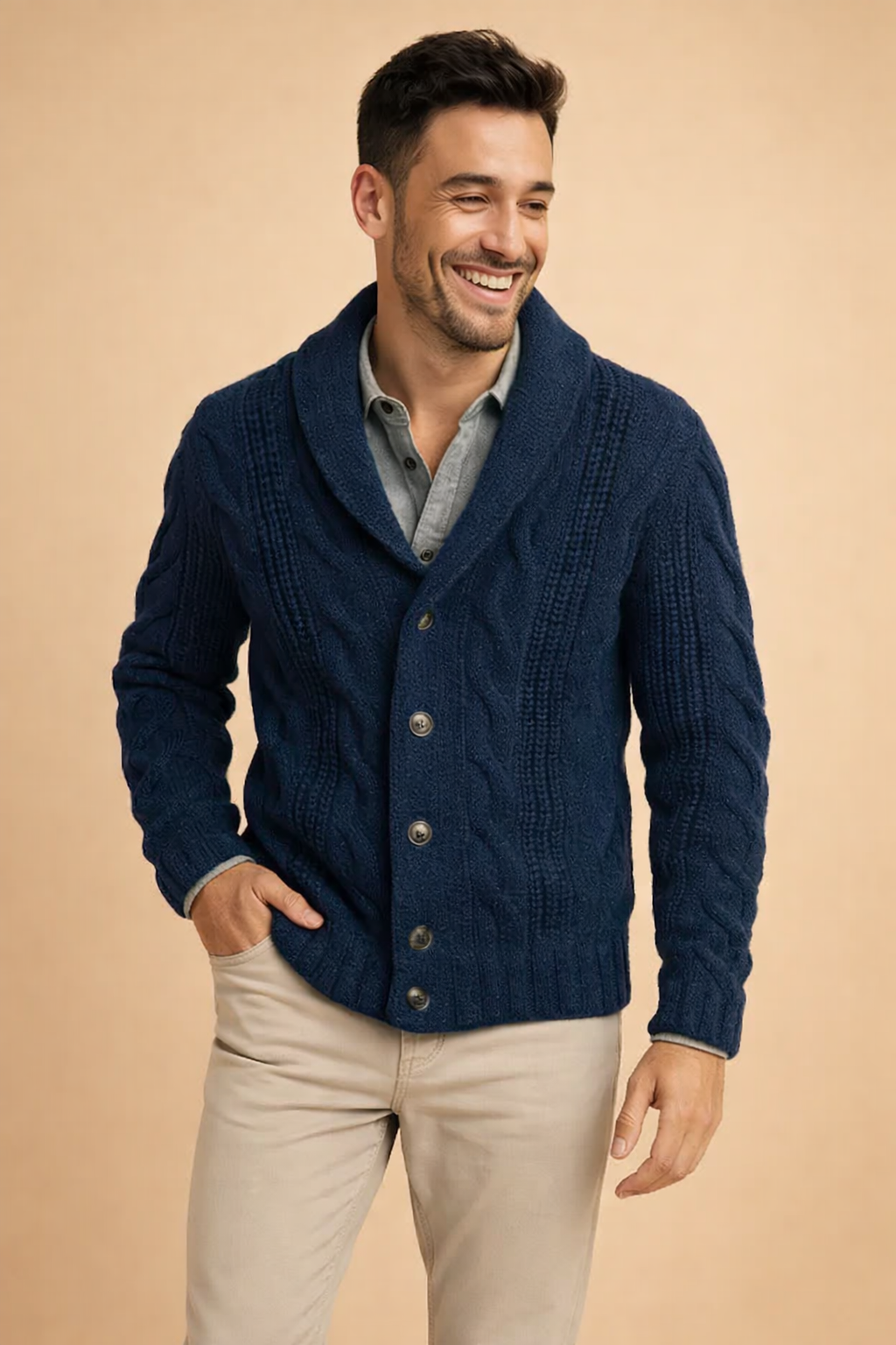 Premium Knit Cardigan For Men