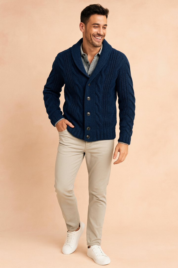 Premium Knit Cardigan For Men