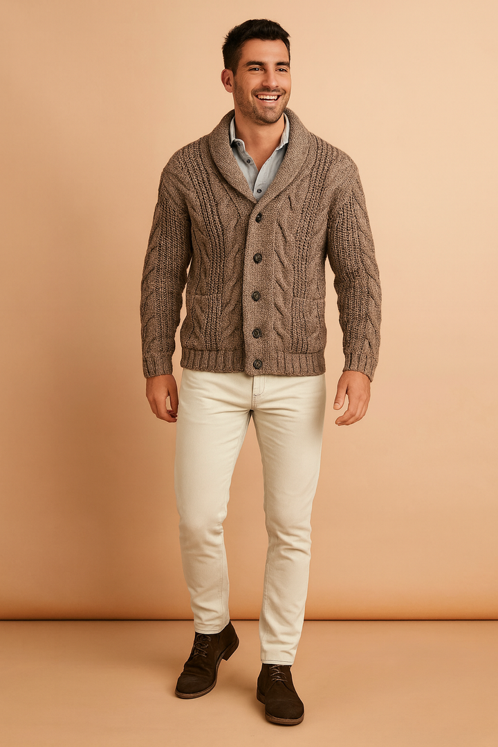 Premium Knit Cardigan For Men