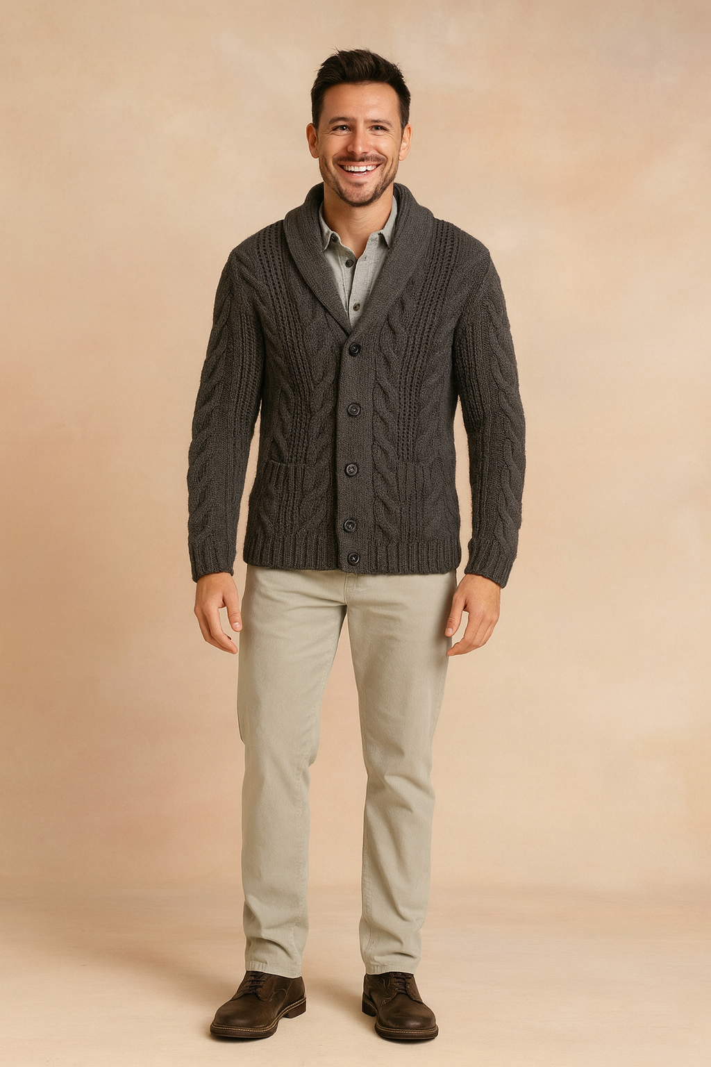 Premium Knit Cardigan For Men