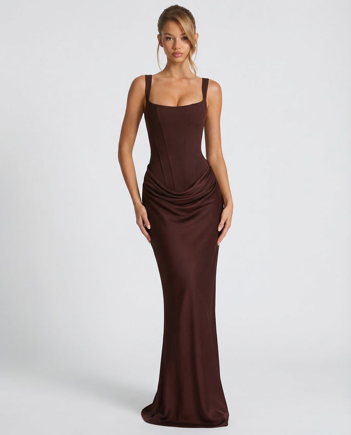 Elegant Black Maxi Dress For Women