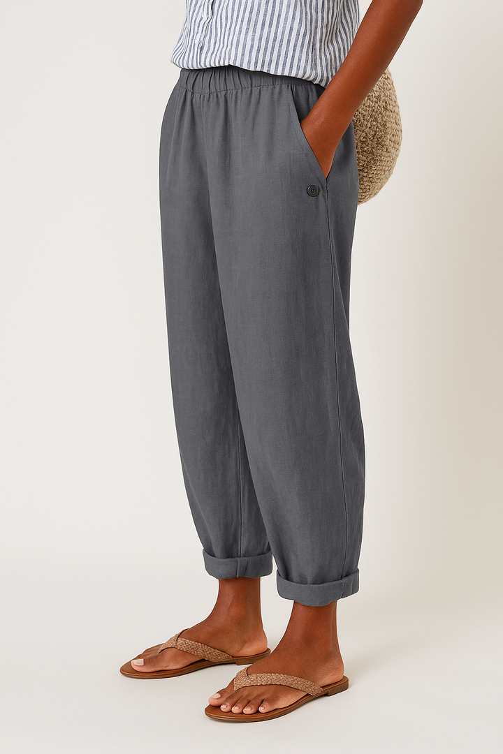 Stylish Pants With Side Pockets