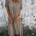Loose V-neck Dress