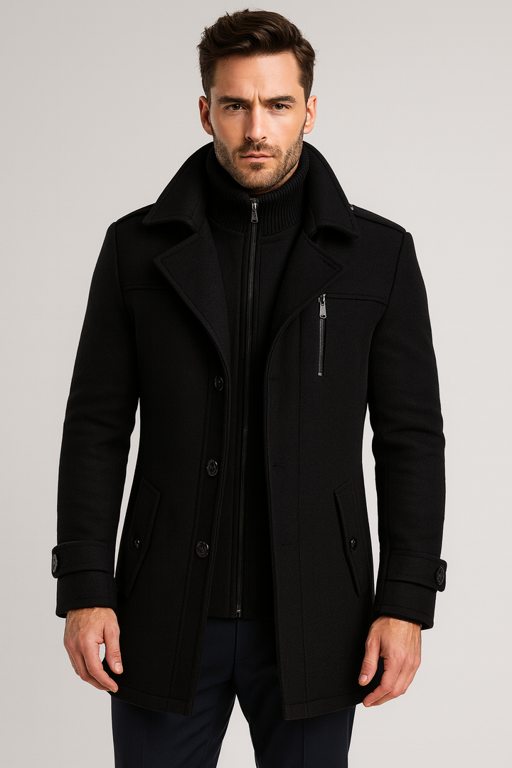 Luxury Wool Coat For Men