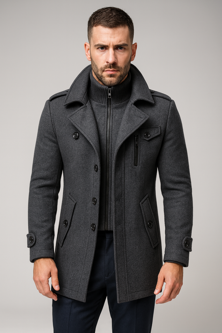 Luxury Wool Coat For Men