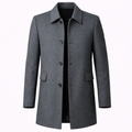 Classic Wool Overcoat For Men